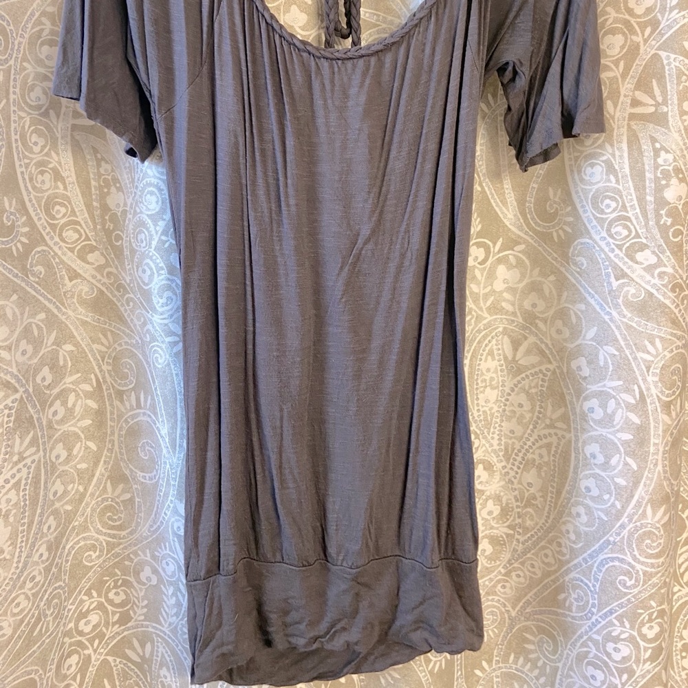 Gray braided Tunic - Picture 3 of 3
